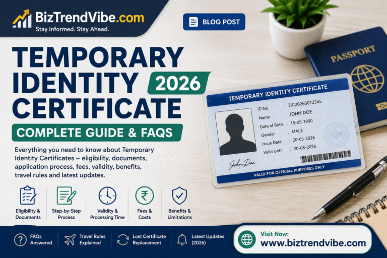 Temporary Identity Certificate